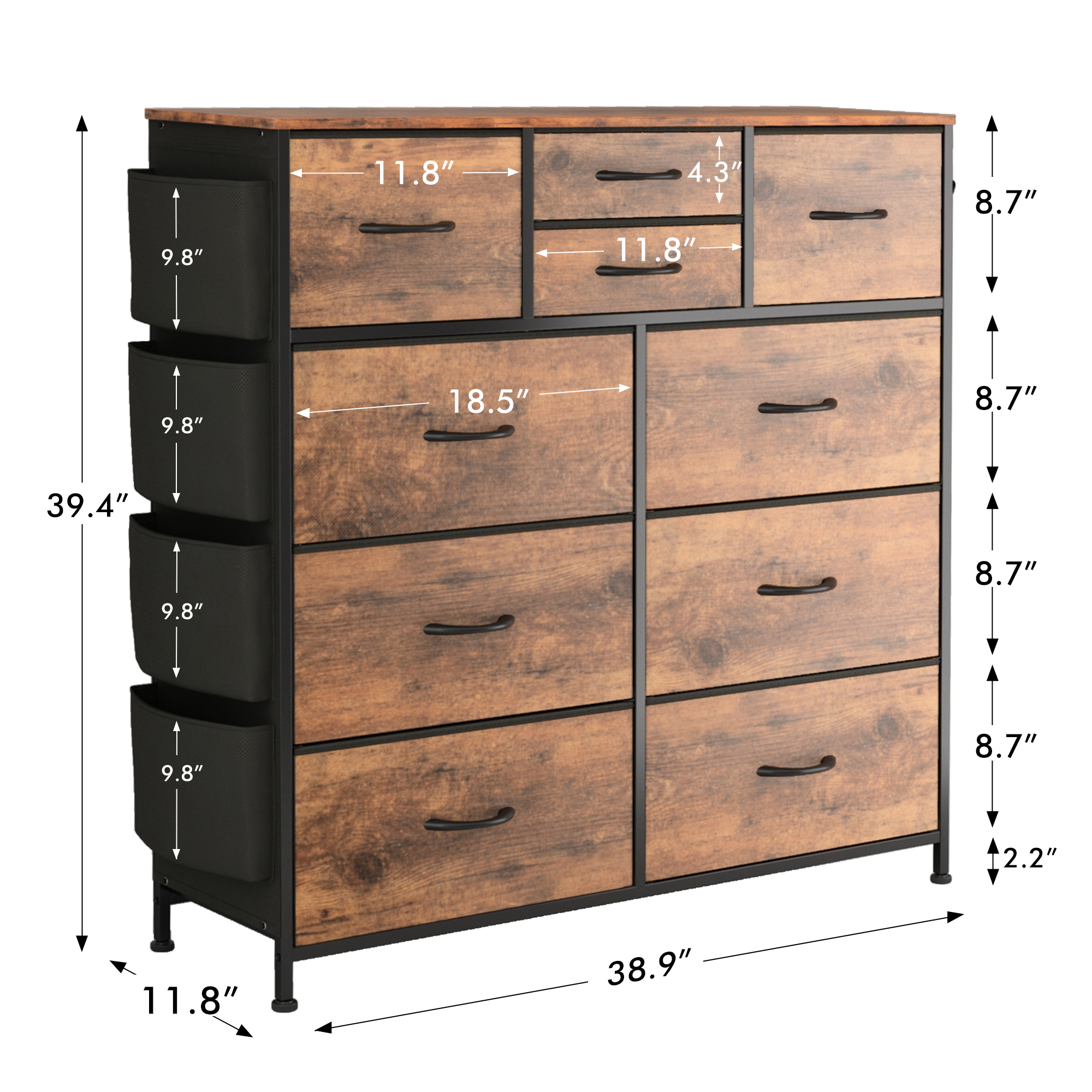 walmart dresser drawers